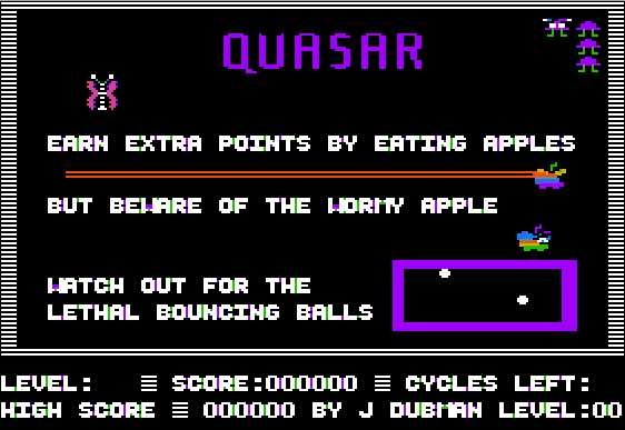 Quasar for the Apple II